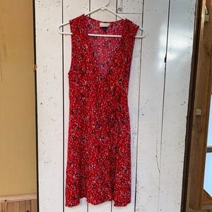 Red Wrap Around Dress | Universal Thread